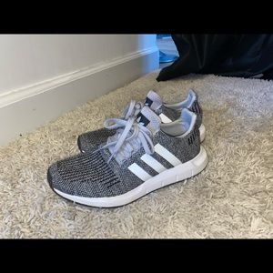 Black and White Adidas Ultra Boost